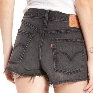 Levi’s 501 Button Fly Raw Hem Side Split